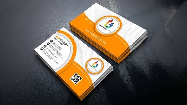 Visiting Cards example from the existing product catalogue