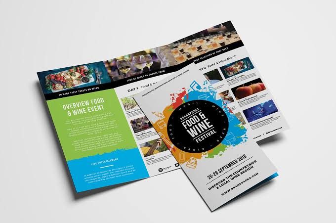 Flyers & Brochures example from the existing product catalogue